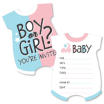 ¡Sorprende con invitaciones creativas para tu gender reveal!